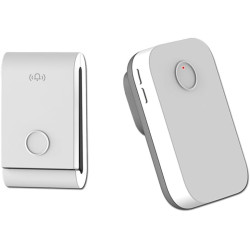 Campainha simples sem fios autoalimentada