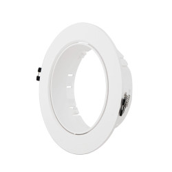 Round adjustable PC ring for AR111 lamps