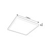 Surface panel 60x60 48W, white frame
