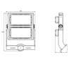Projecteur LED STADIUM 500W LUMILEDS - Mean Well