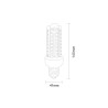 Ampoule led CFL 360º 9W