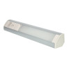 Candeeiro LED sob o armário 9W Schuko e tomada USB A+C