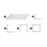 Cadre lumineux LED 60x60 48W démontable