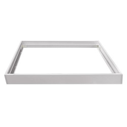 Marco aluminio blanco para panel 60x60 altura 70mm