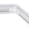 Aluminium surface frame for 60x60cm panel, 70mm height
