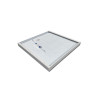 Aluminium surface frame for 60x60cm panel, 70mm height
