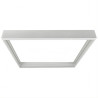 Marco aluminio blanco para panel 60x60 altura 70mm