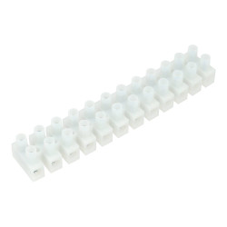 Bloc de bornes à vis 12 voies 2,5 mm²