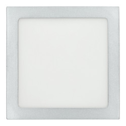 Downlight panel 18W cuadrado PLATA