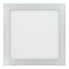Downlight panel 18W cuadrado PLATA