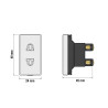 Modular mixed socket 10A