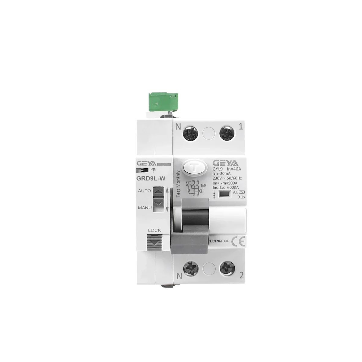 WiFi Residual Current Circuit-Breaker 2P