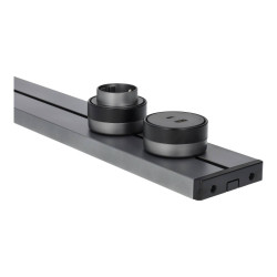 Carril enchufes deslizantes 50cm