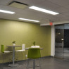Panel Led 30 x 120 cm 40W marco plata