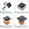 1/2 module blanck key