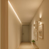 Perfil aluminio tira led 2 m para falso techo
