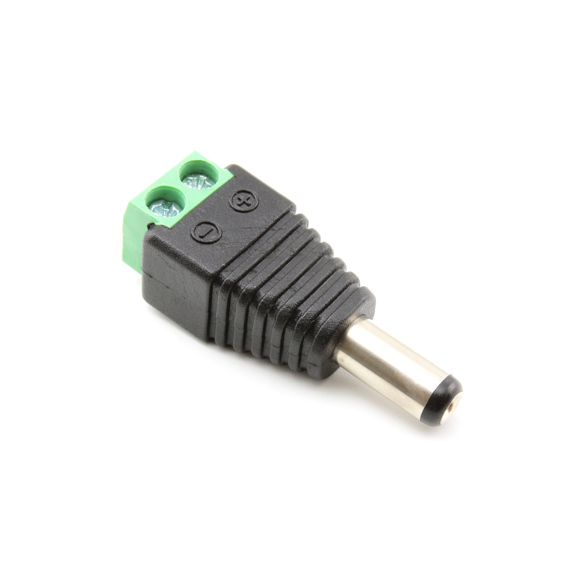 Conector DC Jack Macho com Bornes de Parafuso