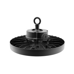 Campana LED UFO 200lm/W multipotencia, 3CCT, óptica ajustable