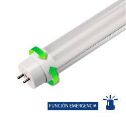 Tubo 9W aluminio función emergencia