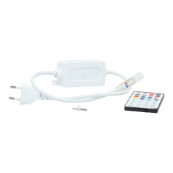 Controlador para Tira LED 220V RGB IC con Mando RF y Bluetooth