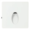 Balise LED Extérieure 3W Encastrable Murale Carré Ovale Blanc