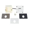 Mounting box LED Step Light 3W Outdoor Recessed Oval