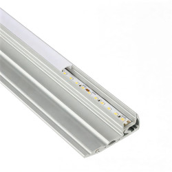 Perfil de aluminio tira led para escaleras