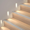 Perfil de aluminio tira led para escaleras