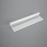 Perfil aluminio tira led 2m para zócalo - luz indirecta