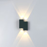 Applique murale en aluminium LED 4W IP65 couleur noire