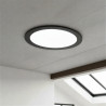 Panneau LED 24W rond NOIR