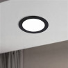 Downlight - Round 18W Panel Black