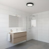 Plafón Led 18W redondo NEGRO