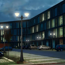 Farola solar doble 260CM IP65