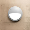 Lampe murale en demi-lune en aluminium IP65