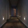 Baliza led sensor movimiento + crepuscular color blanco