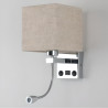 LAMPE MURALE E27 + LISEUSE + USB