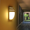 E27 CURVE WALL LAMP grey
