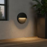 Baliza LED Exterior 3W Superficie Pared Circular