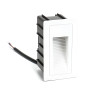 Baliza LED Exterior 3W Empotrable Vertical 57x103mm blanca