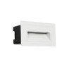 Balise LED Extérieure 3W Encastrable Horizontale blanc