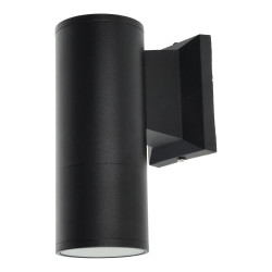 APPLIQUE MURALE EN ALUMINIUM 1XGU10 NOIR IP54