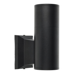 Aplique Aluminio 1XGU10 Negro IP54