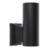 Aplique Aluminio 1XGU10 Negro IP54