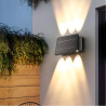 Bidirectional Solar LED Wall Light 6 LEDs IP65