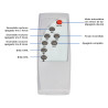 Télécommande Projecteur LED Solaire Mural 15W 940mm
