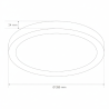 Plafon LED 24W Redondo Ø285mm