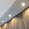Panneau LED 18W rond ARGENT
