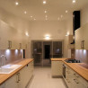 Led Downlight 7W rodada de prata