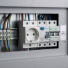 Base enchufe schuko 16A para cuadro eléctrico